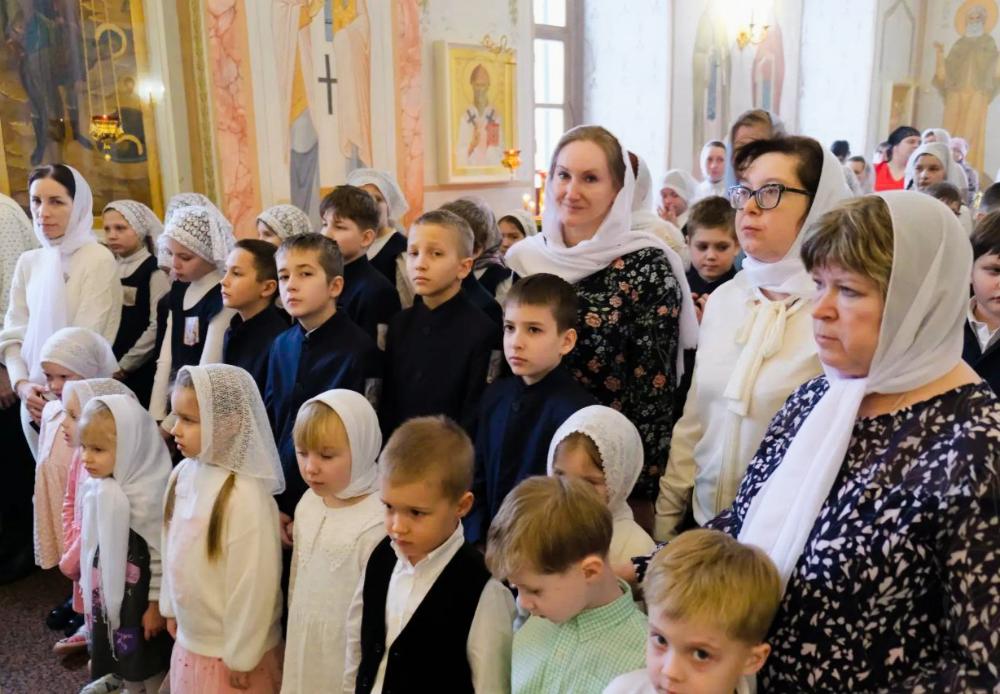 13 февраля - служба в Знаменском храме